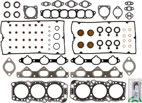 Evergreen SA-5494199912-5 Full Gasket Set Bearings Rings Compatible With/For 91-99 Dodge Stealth Mitsubishi 3.0L DOHC 6G72 in Saudi Arabia