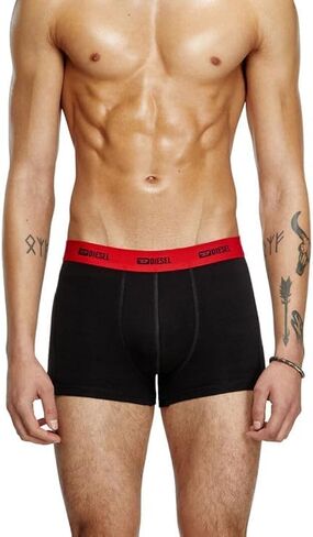 Diesel Men’s Stretch Cotton Boxer Briefs 3-Pack – Logo Waistband, Damien-Utlt in Saudi Arabia
