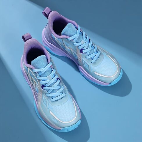 Moodeng Women's Basketball Shoes High Top Breathable Non Slip Shock Absorption Athletic Shoes for Outdoor Indoor Court Training in Saudi Arabia