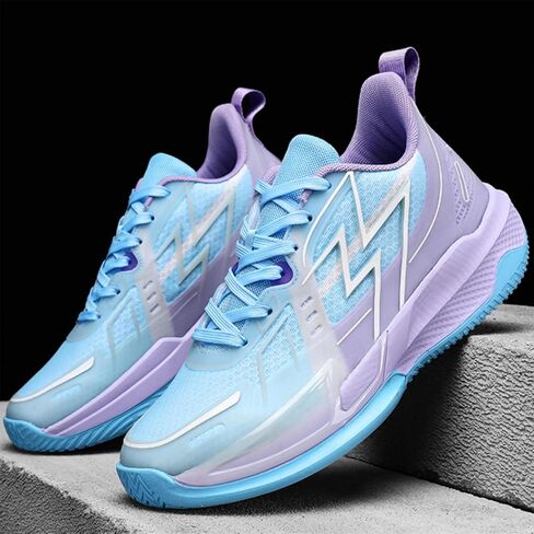 Moodeng Women's Basketball Shoes High Top Breathable Non Slip Shock Absorption Athletic Shoes for Outdoor Indoor Court Training in Saudi Arabia