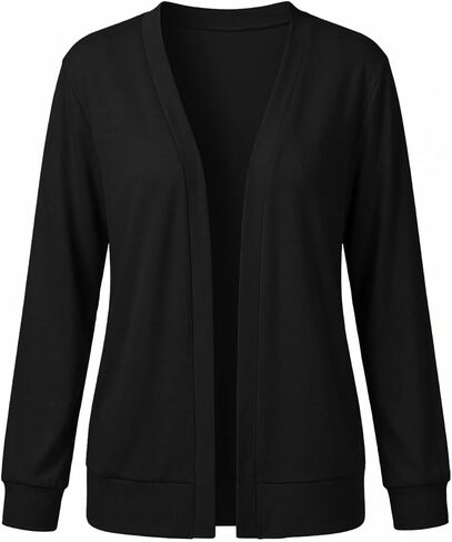 Yekaty Womens Lightweight Cardigan Sweaters Casual Long Sleeve Open Front Summer Cardigan in Saudi Arabia