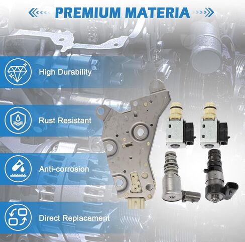 1Set 4T40E 4T45E Transmission Control Solenoid Valve Kit for 2003-2010 Chevrolet Cobalt/HHR/Malibu, Pontiac G6/G5, Saturn Vue & Buick Century 2.0L Turbo-3.5L Models in Saudi Arabia
