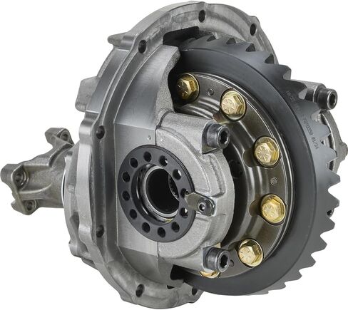 Speedway Motors 9 بوصة Helical Gear Posi مجموعة الأعضاء الثالثة مع نسبة 3.50 و31 محورًا خددًا، وعلبة حديدية عقيدية، وترس تفاضلي محدود الانزلاق مُجمَّع بدقة in Kuwait