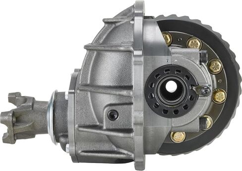 Speedway Motors 9 بوصة Helical Gear Posi مجموعة الأعضاء الثالثة مع نسبة 3.50 و31 محورًا خددًا، وعلبة حديدية عقيدية، وترس تفاضلي محدود الانزلاق مُجمَّع بدقة in Kuwait