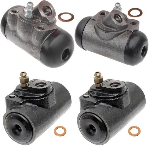 مجموعة أسطوانات العجلات الأمامية والخلفية مكونة من 4 قطع، أسطوانة فرامل أسطوانة الفرامل تناسب شاحنة شيفروليه 1955 1954 1953 1952 1951 تناسب شاحنة تشيفي 1955 1954 1953 1952 1951 in Kuwait