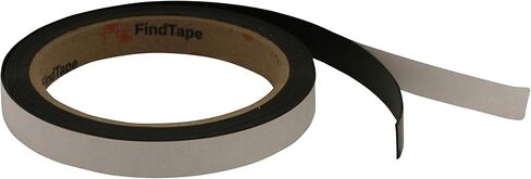 FindTape Receptive Steel Tape [Adhesive-Backed/Attracts Magnets] (MGRS): 1/2 in. x 10 ft. (Black) / indoor-grade in Saudi Arabia