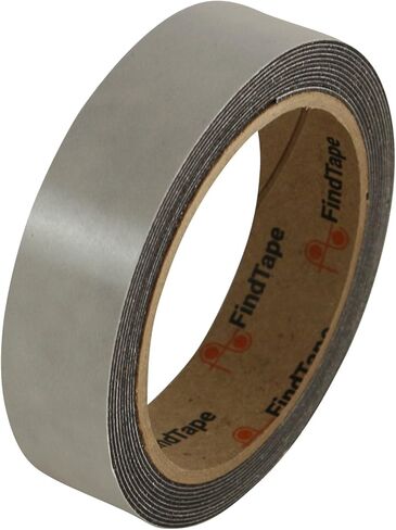 FindTape Receptive Steel Tape [Adhesive-Backed/Attracts Magnets] (MGRS): 1/2 in. x 10 ft. (Black) / indoor-grade in Saudi Arabia