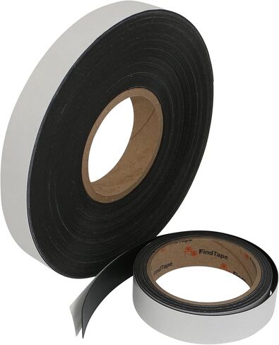 FindTape Receptive Steel Tape [Adhesive-Backed/Attracts Magnets] (MGRS): 1/2 in. x 10 ft. (Black) / indoor-grade in Saudi Arabia
