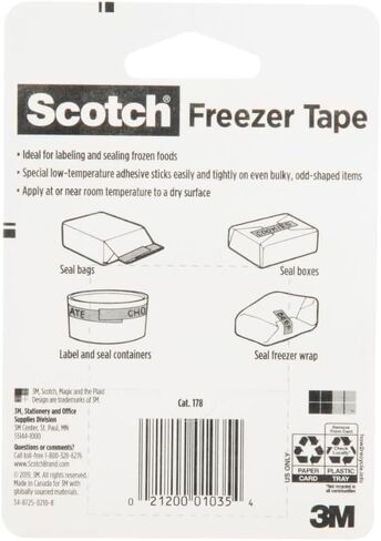 Scotch® Freezer Tape, 0.75 in. x 1000 in., 6 Rolls in Saudi Arabia