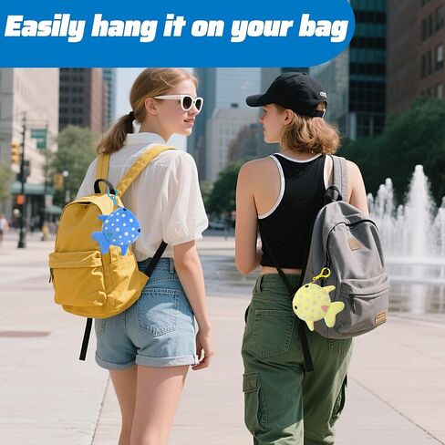 محفظة للعملات المعدنية على شكل قرش الحوت مكونة من 6 ألوان، محفظة على شكل قرش لطيف، حقيبة عملات معدنية من القطيفة على شكل سلسلة مفاتيح مع سحاب، محفظة سمكة صغيرة مع خطاف مزدوج الحلقة للنساء (6 قطع) in Kuwait