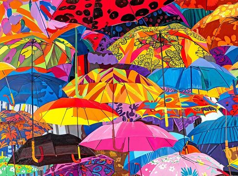 لغز الباليه المسحور تحت الماء من Cross & Glory - أحجية تحفة فنية حديثة - 1000 قطعة، رسم توضيحي حيوي تحت البحر، صديق للبيئة in Kuwait