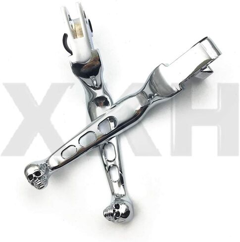 SMT-Chrome CNC Aluminum Black Brake Clutch Skull Zombie Lever Compatible with H-D XL Sportster 883 1200 softail [B01D0QWG66] in Saudi Arabia