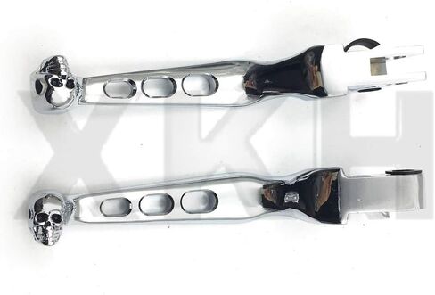 SMT-Chrome CNC Aluminum Black Brake Clutch Skull Zombie Lever Compatible with H-D XL Sportster 883 1200 softail [B01D0QWG66] in Saudi Arabia