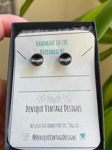 أقراط سوداليتي 6 مم من الخرز البسيط من الفولاذ والحديد الأسود والتيتانيوم والفضة الاسترلينية والذهب الوردي عيار 14 قيراط أو سلك الذهب عيار 14 قيراط (صناعة يدوية)، خرزة من الأحجار الكريمة الحقيقية in Kuwait