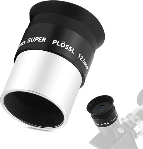 Astromania 1.25" 12.5mm Super Ploessl Eyepiece - The Most Inexpensive Way of Getting A Sharp Image in Kuwait