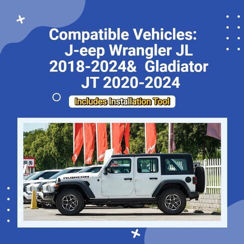 وحدة إيقاف التشغيل التلقائي لـ 2018-2024 Wrangler JL/JLU 2020-2024 Gladiator JT وحدة إلغاء مزيل البدء التلقائي مع سرج توصيل وتشغيل، كابل تجاوز خالٍ من الأخطاء in Kuwait