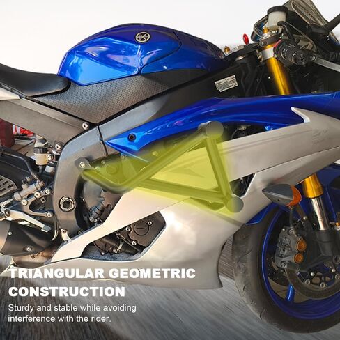 قفص تحطم Xitomer متوافق مع YZF R6 2006-2016 YZFR6 YZF-R6 R6 محرك الحرس دراجة نارية تحطم بار سباق السكك الحديدية حيلة قفص الطريق السريع in Saudi Arabia
