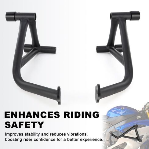 قفص تحطم Xitomer متوافق مع YZF R6 2006-2016 YZFR6 YZF-R6 R6 محرك الحرس دراجة نارية تحطم بار سباق السكك الحديدية حيلة قفص الطريق السريع in Saudi Arabia