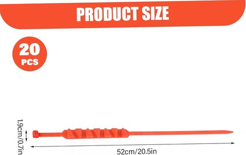 20 قطعة من سلاسل إطارات الثلج المضادة للانزلاق في حالات الطوارئ وأشرطة الإطارات الثلجية غير القابلة للانزلاق من البلاستيك بسحاب للقيادة في الشتاء والطرق الموحلة وسيارات الدفع الرباعي ومساعد الجر المؤقت in Kuwait