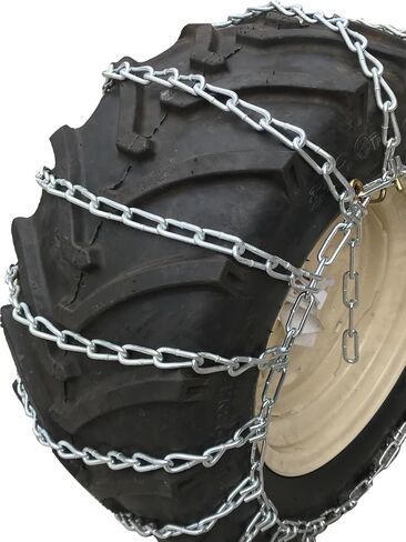 TireChain.com 4.80 × 8، 4 × 8 سلاسل إطارات للجرارات المتوسطة، مجموعة من 2 in Kuwait