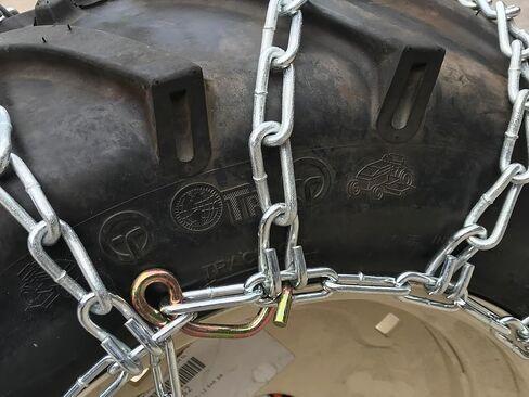 TireChain.com 4.80 × 8، 4 × 8 سلاسل إطارات للجرارات المتوسطة، مجموعة من 2 in Kuwait