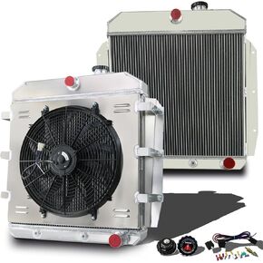 3 Row Radiator Shroud Fan Relay Compatible With 1955-1959 1956 1957 Chevy Truck 3100 3200 3400 3500 3600 3800 3.8L 4.3L 4.6L 5.3L 5.7L l6 V8 in Kuwait