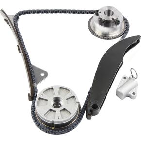 24350-2E700 24321-2E010 Engine Timing Chain Kit w/VVT Sprocket, Timing Chain Kit Set for 2017-2021 Hyundai Elantra Kona Veloster, Fits for 2017-2022 Kia Forte/Forte5 2.0L Replaces 243212E010 in Saudi Arabia