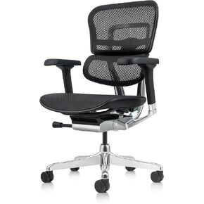 Ergohuman Eurotech ME8ERG GEN2 High Back Mesh Office Chair with Tilt Tension Control, Tilt Lock, Back Angle, Back Height, Synchro Tilt, Seat Height, Seat Depth, and Arm Height Adjustments, Black in Kuwait