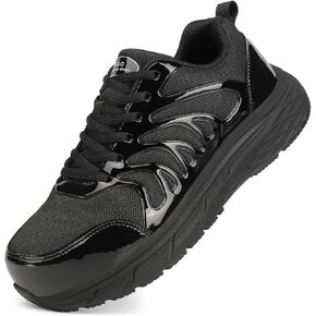 LIANGGO Steel Toe Shoes for Men Women Wide Toe Box Non Slip Safety Sneakers Lightweight Comfortable Design with Puncture Resistant Midsole and Shock Absorbing Cushion for Warehouse and Delivery in Saudi Arabia