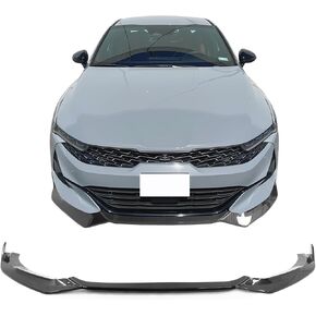 IKON MOTORSPORTS, Front Bumper Lip Compatible with 2021-2024 Kia K5 GT-Line Sedan 4-Door, 3PCS Front Bumper Lip Spoiler Guard Air Dam Chin Bodykit Replacement Gloss Black PP in Saudi Arabia