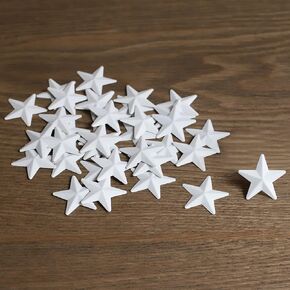 نجمة الحظيرة الصغيرة من WKHOMEDECO، نجوم معدنية للحرف اليدوية، لتزيين منزل المزرعة العائلي الأصلي في الريف الغربي القديم، يمكن أيضًا أن تكون إكسسوارًا مصنوعًا يدويًا، 1-1/2 بوصة، مجموعة من 27. (أبيض غير لامع 02)... in Kuwait