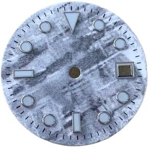 Wikene Watch Replacement dial Meteorite Dial 29mm Blue Luminous Watch Faces Men's Watch Replacement Accessory for ETA2836 8215 8205 2813 Movement in Kuwait