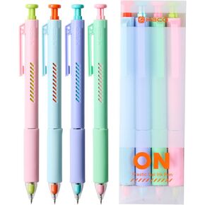 Kaco ON Gel Ink Pen 4 Pieces Creative Energy Cut-Out Window Design ZeroShake Core Technology for Stablization Mechanical Keyboard Tactile Cap in Kuwait