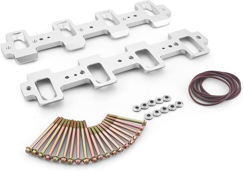 Dyno Racing Rectangle Intake Manifold Adapter Plates Kit 551316 Compatible with LS1 Cathedral Port Cylinder Head to LS3 LSA ZL1 CTS-V in Saudi Arabia