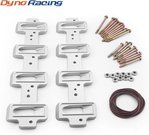 Dyno Racing Rectangle Intake Manifold Adapter Plates Kit 551316 Compatible with LS1 Cathedral Port Cylinder Head to LS3 LSA ZL1 CTS-V in Saudi Arabia