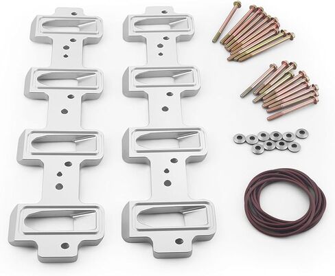 Dyno Racing Rectangle Intake Manifold Adapter Plates Kit 551316 Compatible with LS1 Cathedral Port Cylinder Head to LS3 LSA ZL1 CTS-V in Saudi Arabia