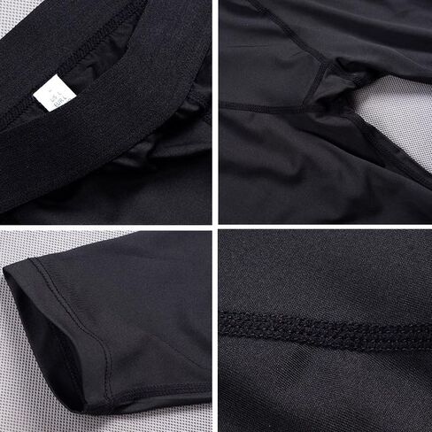 Men's Compression Sports Pants Fast Drying Fitness Sports Pants Running Tight Pants Training Tight Pants Black red Gray line in Saudi Arabia