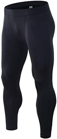 Men's Compression Sports Pants Fast Drying Fitness Sports Pants Running Tight Pants Training Tight Pants Black red Gray line in Saudi Arabia