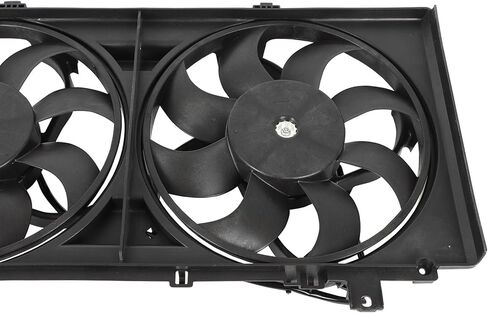 Radiator Cooling Fan Assembly Compatible with 2010-2011 for Chevrolet for Camaro 6.2L 2010-2011 for Chevrolet for Camaro 3.6L, Black Radiator Fan Direct Fit Replacement for Engine Cooling Fan in Saudi Arabia