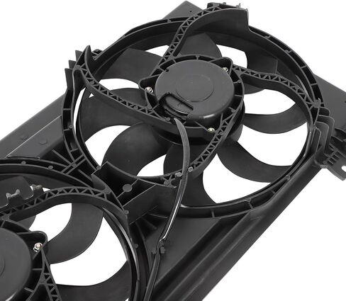 Radiator Cooling Fan Assembly Compatible with 2010-2011 for Chevrolet for Camaro 6.2L 2010-2011 for Chevrolet for Camaro 3.6L, Black Radiator Fan Direct Fit Replacement for Engine Cooling Fan in Saudi Arabia