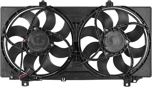 Radiator Cooling Fan Assembly Compatible with 2010-2011 for Chevrolet for Camaro 6.2L 2010-2011 for Chevrolet for Camaro 3.6L, Black Radiator Fan Direct Fit Replacement for Engine Cooling Fan in Saudi Arabia