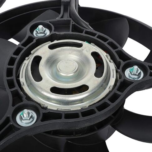 Cooling Fan Assembly Compatible with 2000-2004 for Audi for A6 Quattro 2.7L 1996-2000 for Audi for A4 2.8L, Black Radiator Fan Direct Fit Replacement for Engine Cooling Fan in Saudi Arabia