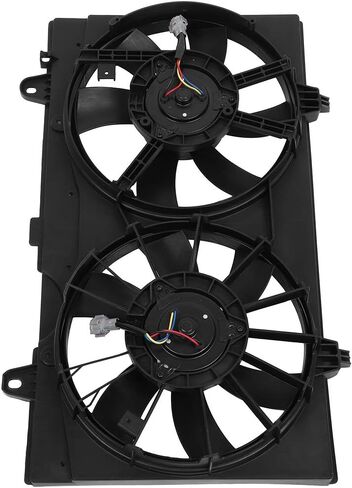 Radiator Cooling Fan Assembly Compatible with 2007-2012 for Nissan for Sentra 2.0L, Black Radiator Fan Direct Fit Replacement for Engine Cooling Fan in Saudi Arabia