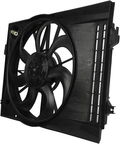 Radiator Cooling Fan Assembly Compatible with 2005-2010 for Kia for Sportage 2.7L 2005-2009 for Hyundai for Tucson 2.7L, Black Radiator Fan Direct Fit Replacement for Engine Cooling Fan in Saudi Arabia
