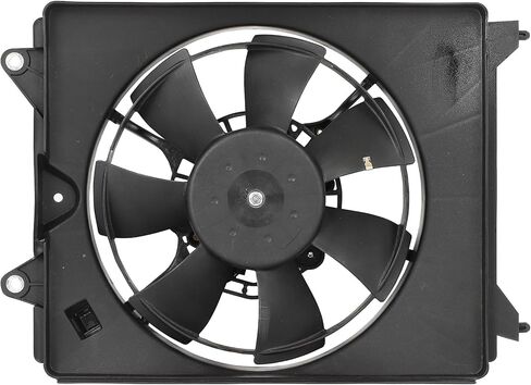 Radiator Cooling Fan Assembly Compatible with 2012-2015 for Honda for Civic 2.4L 2012-2015 for Civic 1.8L 2013-2015 for Acura for ILX 1.5L, Black Radiator Fan Replacement for Engine Cooling Fan in Saudi Arabia