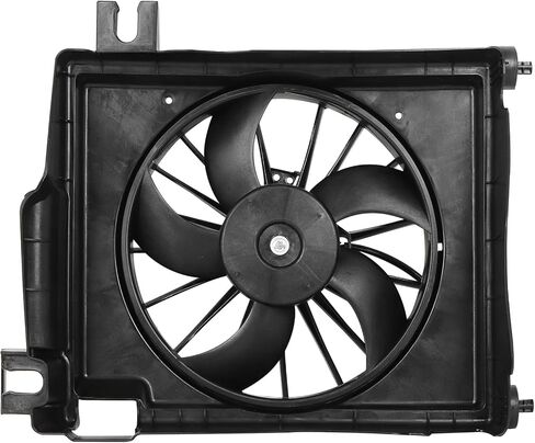 Cooling Fan Assembly Compatible with 2004-2006 for Dodge for Ram 1500 8.3L 2003-2007 for Dodge for Ram 2500 5.7L, Black Radiator Fan Direct Fit Replacement for Engine Cooling Fan in Saudi Arabia