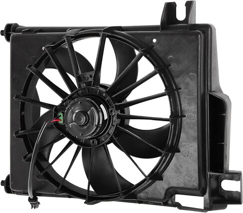 Cooling Fan Assembly Compatible with 2004-2006 for Dodge for Ram 1500 8.3L 2003-2007 for Dodge for Ram 2500 5.7L, Black Radiator Fan Direct Fit Replacement for Engine Cooling Fan in Saudi Arabia
