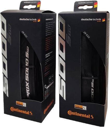 Continental Grand Prix 5000 S TR 700x28 Black/Transparent - Tubeless Ready - Pack of 2 Tires in Kuwait