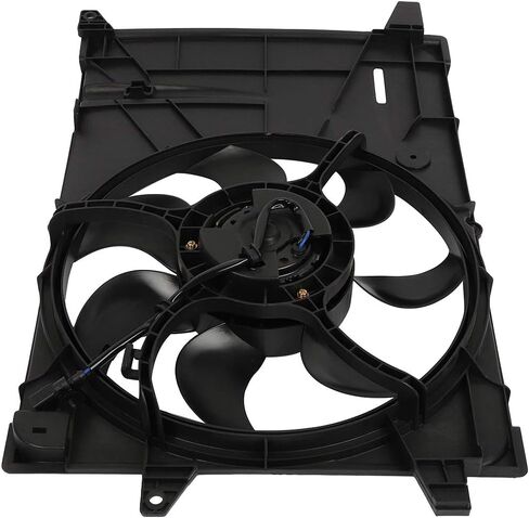 Radiator Cooling Fan Assembly Compatible with 2016-2022 for Chevrolet for Spark 1.4L, Black Radiator Fan Direct Fit Replacement for Engine Cooling Fan in Saudi Arabia