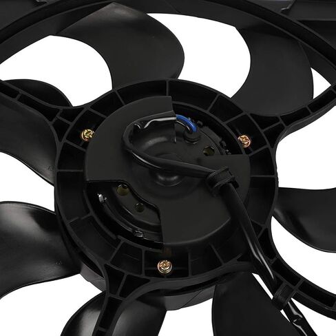 Radiator Cooling Fan Assembly Compatible with 2016-2022 for Chevrolet for Spark 1.4L, Black Radiator Fan Direct Fit Replacement for Engine Cooling Fan in Saudi Arabia